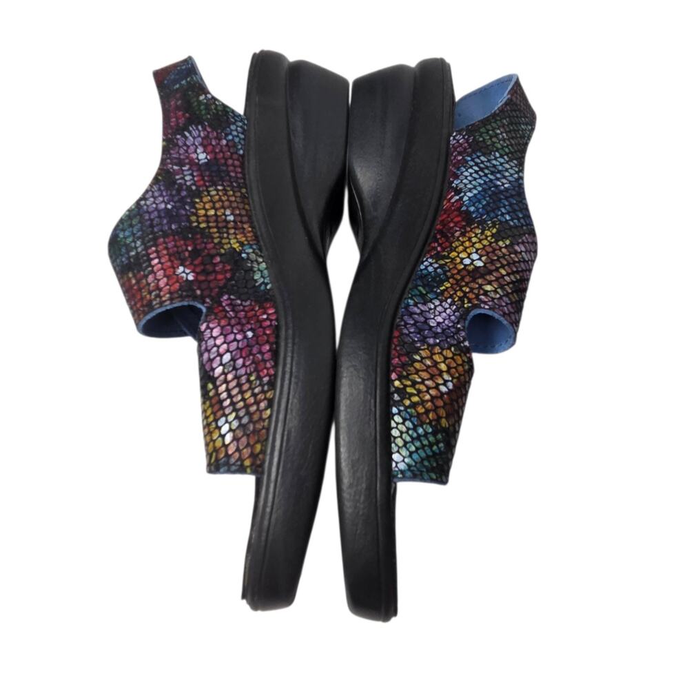 Flexus Spring Step Leather Multi-Colored Snakeski… - image 4